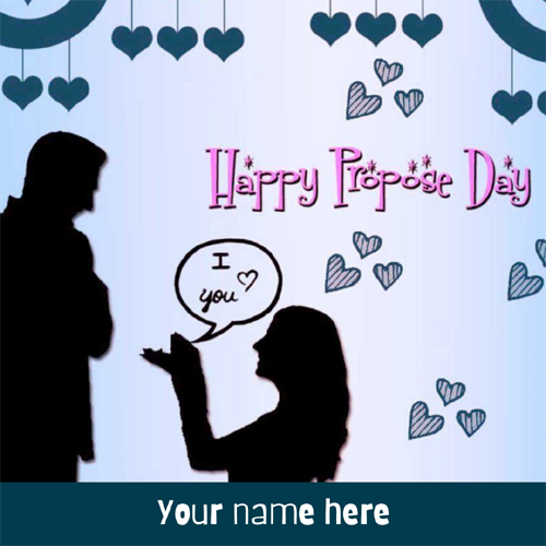 Happy Propose Day Image With Name On It