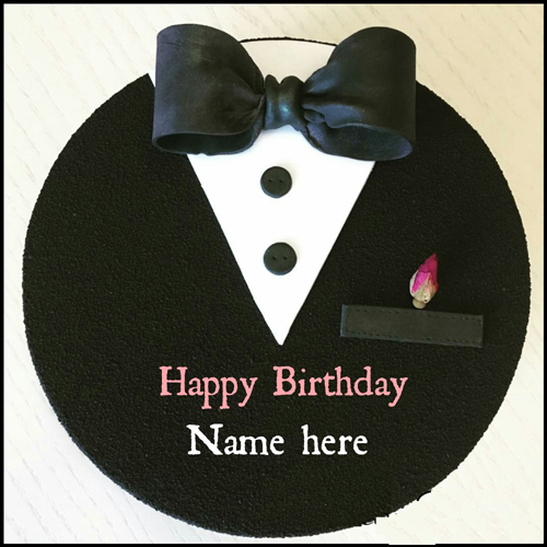Write Name On Special Birthday Cake For Husband