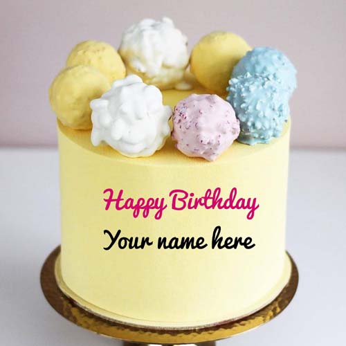 Write Happy Birthday To You Name On Cake Online 