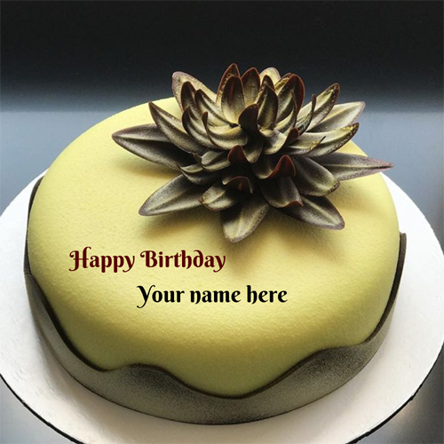 Best Velvet Birthday Cake With Name On It