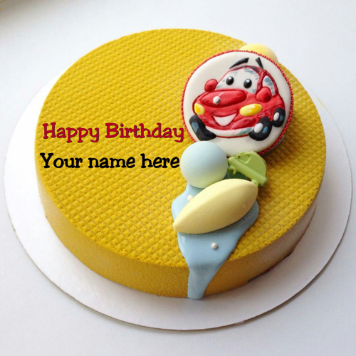 Write Name On Mango Flavored Kids Birthday Cake