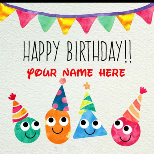 Get Your Name On Birthday Greetings Card For Messages