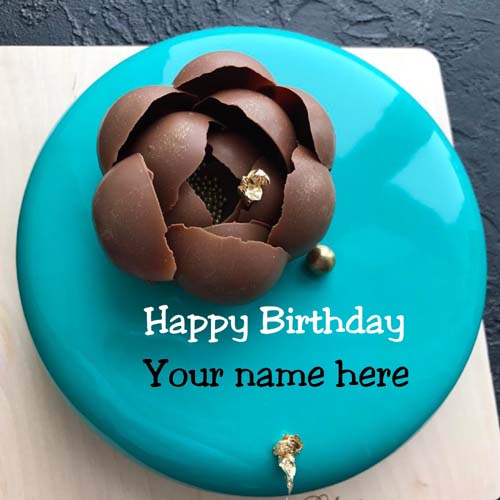 Get Your Name On Happy Birthday Cake For Wife