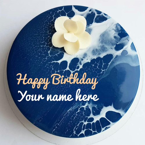 Print Name On Art Birthday Cake for Brother