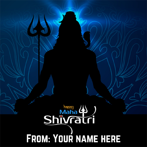 Mahashivratri Best New Image With Greeting Card