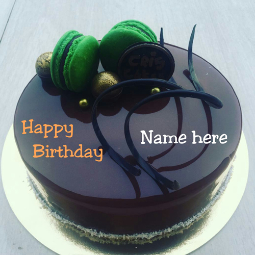 Happy Birthday To You Chocolate Cake With Name On It