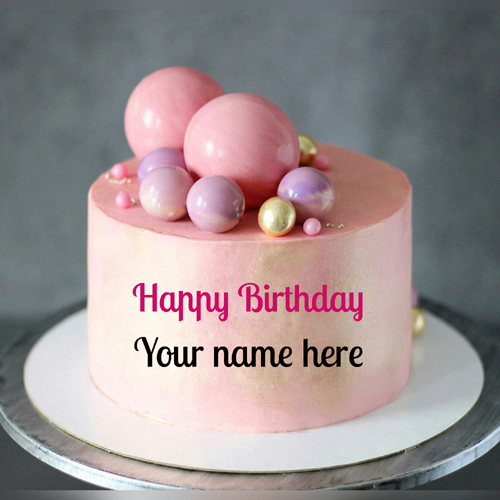 Write Name On Special Birthday Cake For Girlfriend