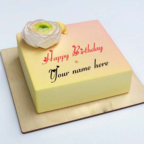 Write Name On Birthday Greetings Cake For Brother 
