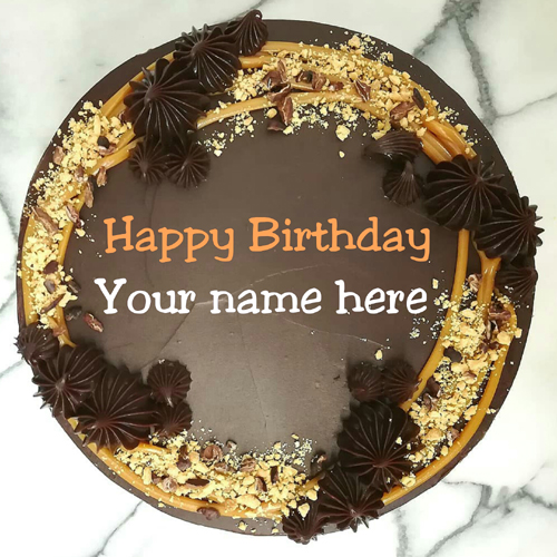  Chocolate Birthday Cake With Name On It