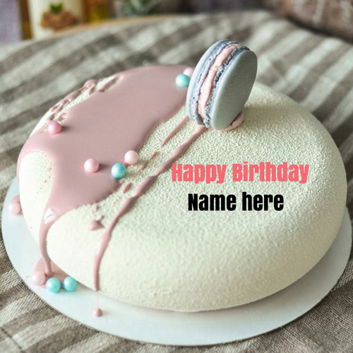 Write Name On Velvet Birthday Cake For Brother