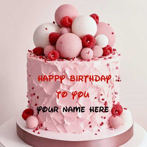 Butter Cream Happy Birthday Cake Name Download