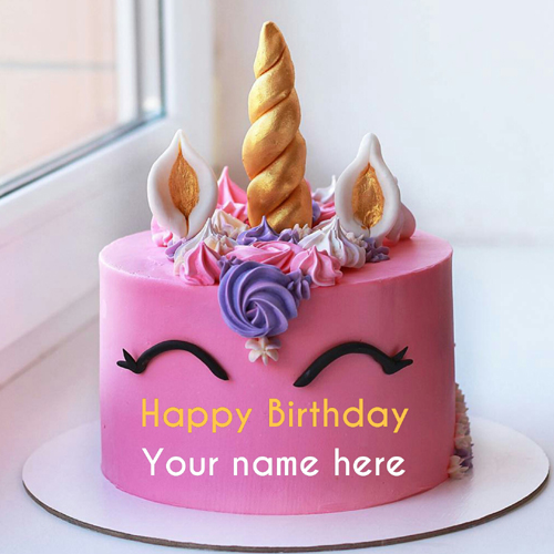 Unicorn Birthday Cake With Strawberry Flavor For Kid