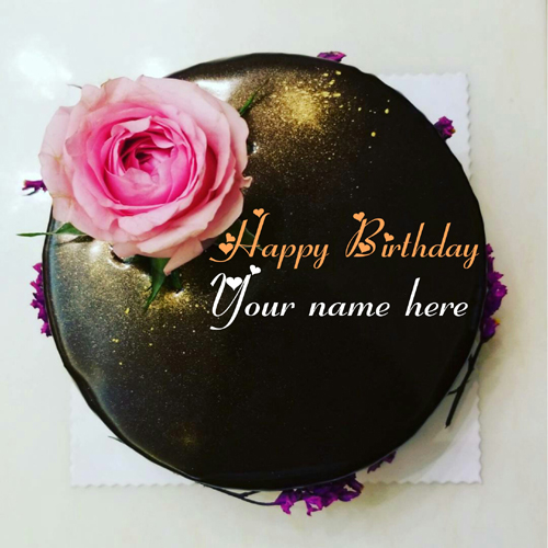 Write Name On Yummy Chocolate Birthday Cake 