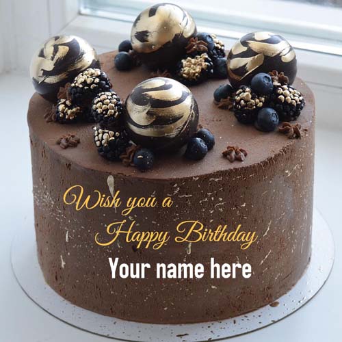 Wish You A Happy Birthday Cake With Name On It