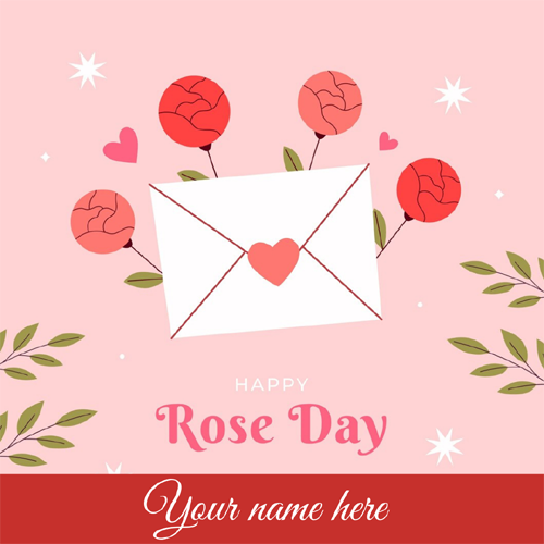 Happy Rose Day Image With Name On It