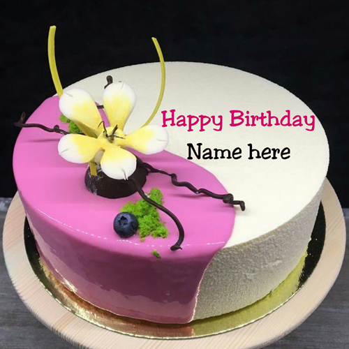 Birthday Cake With Name On It For Dear Wife